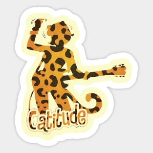 CATITUDE Sticker